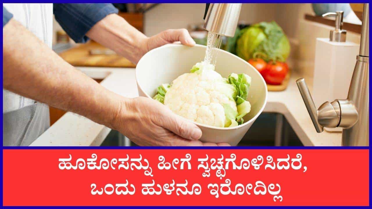 ಹೂಕೋಸಿನಲ್ಲಿರುವ ಹುಳ, ಕೀಟಗಳನ್ನು ತೆಗೆದುಹಾಕಲು ಈ ಟಿಪ್ಸ್‌ ಅನುಸರಿಸಿ