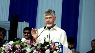 ತುಂಗಭದ್ರಾ ಡ್ಯಾಂ ನೂತನ ಕ್ರಸ್ಟ್​ ಗೇಟ್​​ಗಳ ಲೋಕಾರ್ಪಣೆ: ಕಾಂಗ್ರೆಸ್​​ ಸಿಎಂಗಳ ಎದುರೇ ಮೋದಿ ಗುಣಗಾನ ಮಾಡಿದ ಚಂದ್ರಬಾಬು ನಾಯ್ಡು