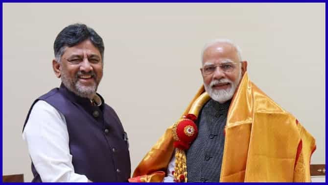 ನಾಳೆ ಪ್ರಧಾನಿ ಮೋದಿ-ಸಿಎಂ ಡಿ.ಕೆ. ಶಿವಕುಮಾರ್ ಭೇಟಿ
