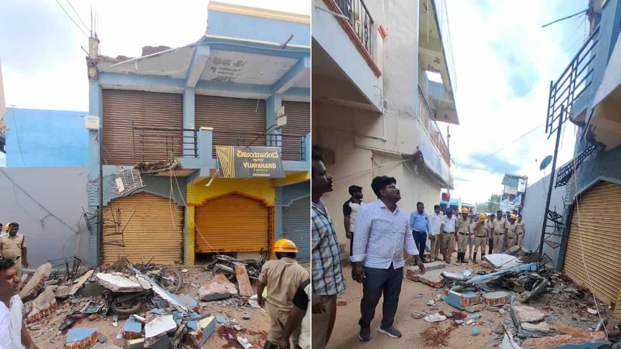 ರಾಯಚೂರು: ಏಕಾಏಕಿ ಕುಸಿದ ಕಟ್ಟಡ​​ದ ಗೋಡೆ; ನಾಲ್ವರ ಪೈಕಿ ಇಬ್ಬರು ಸಾವು