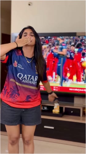 ಆರ್​​ಸಿಬಿ ಕಪ್ ಗೆದ್ದಿದ್ದನ್ನು ಎಂಜಾಯ್ ಮಾಡಿದ ದಿವ್ಯಾ