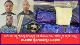 ಟ್ರ್ಯಾಲಿ ಬ್ಯಾಗ್‌ನಲ್ಲಿ ಸಿಕ್ಕಿತು ಬರೋಬ್ಬರಿ 21 ಕೋಟಿಯ ಡ್ರಗ್ಸ್‌!