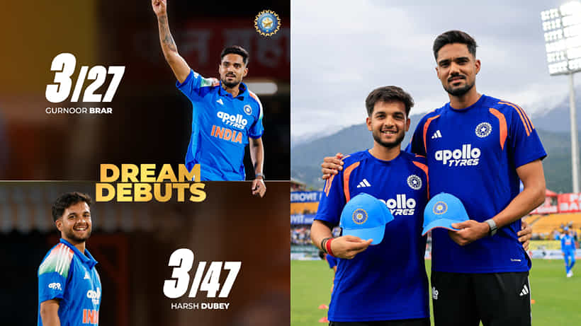 IND vs AFG: ಚೊಚ್ಚಲ ಪಂದ್ಯದಲ್ಲೇ ಮಿಂಚಿದ ಹರ್ಷ್ ದುಬೆ, ಗುರ್ನೂರ್ ಬ್ರಾರ್
