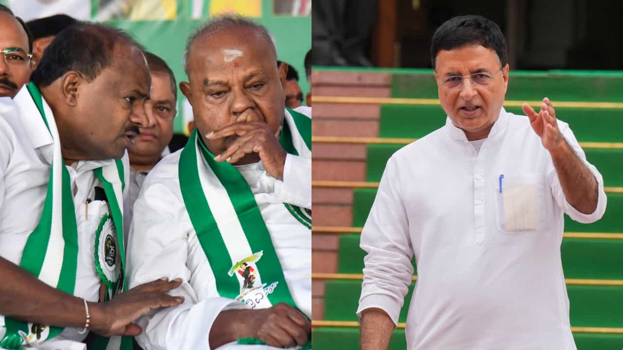 ‘ಅಧಿಕಾರವೊಂದೇ ಜೆಡಿಎಸ್ ಮಂತ್ರ’: ದೇವೇಗೌಡರಿಗೆ ರಾಜ್ಯಸಭಾ ಟಿಕೆಟ್ ತಪ್ಪಿದ ಬೆನ್ನಲ್ಲೇ ಹೆಚ್​ಡಿಕೆ ವಿರುದ್ಧ ಸುರ್ಜೇವಾಲ ವ್ಯಂಗ್ಯ