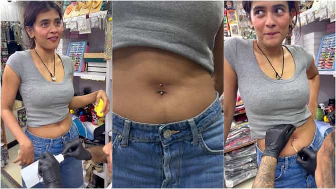 ಹೊಕ್ಕುಳಿಗೆ ರಿಂಗ್ ಚುಚ್ಚಿಸಿಕೊಂಡ ‘ಅಧ್ಯಕ್ಷ’ ನಟಿ ಹೆಬಾ ಪಟೇಲ್