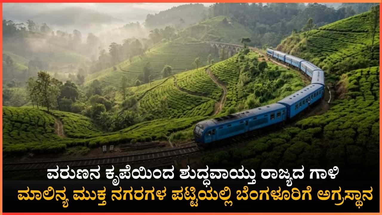 ಮುಂಗಾರು ಮಳೆಗೆ ಶುದ್ಧವಾದ ರಾಜ್ಯದ ಗಾಳಿ; ಗರಿಷ್ಠ ನಗರಗಳಲ್ಲಿ 'ಉತ್ತಮ' ಶ್ರೇಣಿ ದಾಖಲು ಮುಂಗಾರು ಮಳೆಗೆ ಶುದ್ಧವಾದ ರಾಜ್ಯದ ಗಾಳಿ; ಗರಿಷ್ಠ ನಗರಗಳಲ್ಲಿ 'ಉತ್ತಮ' ಶ್ರೇಣಿ ದಾಖಲು