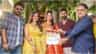 ವೆಂಕಿ ಚಿತ್ರಕ್ಕೆ ಇಬ್ಬರು ಸ್ಟಾರ್ ಹೀರೋಯಿನ್ಸ್; ಮುಹೂರ್ತದ ಫೋಟೋಸ್