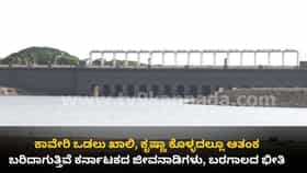 ಕಾವೇರಿ ಒಡಲು ಖಾಲಿ, ಕೃಷ್ಣಾ ಕೊಳ್ಳದಲ್ಲೂ ಆತಂಕ, ಬರಿದಾಗುತ್ತಿವೆ ಡ್ಯಾಂಗಳು