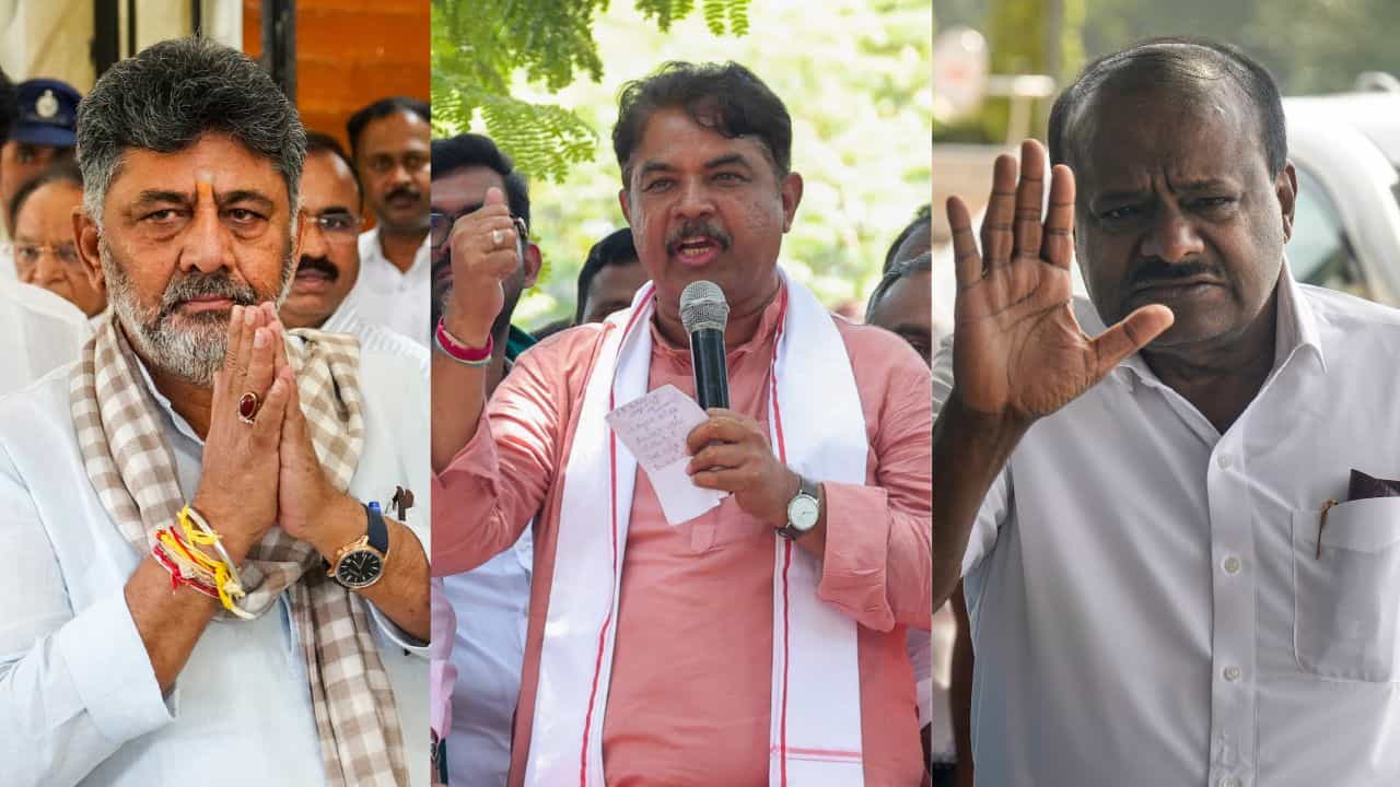 ನಾಳೆಯೇ ಪರಿಷತ್ ಚುನಾವಣೆ: 5ನೇ ಅಭ್ಯರ್ಥಿ ಗೆಲುವಿಗೆ 'ಕೈ' ತಂತ್ರ, ಏಕೈಕ ಕ್ಯಾಂಡಿಡೇಟ್ ವಿಜಯಕ್ಕೆ ಜೆಡಿಎಸ್ ಕಸರತ್ತು ನಾಳೆಯೇ ಪರಿಷತ್ ಚುನಾವಣೆ: 5ನೇ ಅಭ್ಯರ್ಥಿ ಗೆಲುವಿಗೆ 'ಕೈ' ತಂತ್ರ, ಏಕೈಕ ಕ್ಯಾಂಡಿಡೇಟ್ ವಿಜಯಕ್ಕೆ ಜೆಡಿಎಸ್ ಕಸರತ್ತು