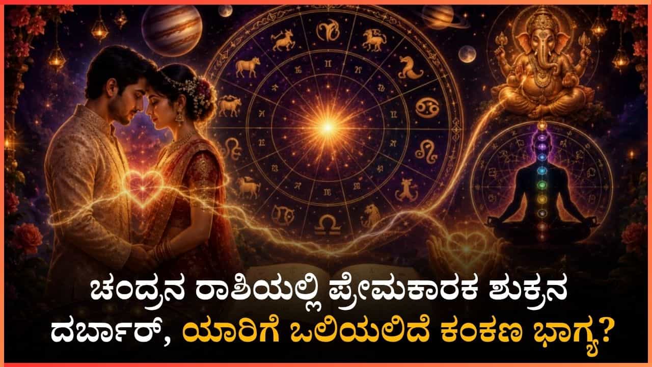 ವಾರದ ಪ್ರೇಮ ಭವಿಷ್ಯ: ಜೂನ್ 14ರಿಂದ 20ರವರೆಗೆ ಪ್ರೀತಿಯ ಲೋಕದಲ್ಲಿ ಅಚ್ಚರಿಯ ಚಮತ್ಕಾರ!; ಈ ರಾಶಿಯವರಿಗೆ ಸಿಗಲಿದೆ ಸಂಗಾತಿಯ ಗಿಫ್ಟ್ ವಾರದ ಪ್ರೇಮ ಭವಿಷ್ಯ: ಜೂನ್ 14ರಿಂದ 20ರವರೆಗೆ ಪ್ರೀತಿಯ ಲೋಕದಲ್ಲಿ ಅಚ್ಚರಿಯ ಚಮತ್ಕಾರ!; ಈ ರಾಶಿಯವರಿಗೆ ಸಿಗಲಿದೆ ಸಂಗಾತಿಯ ಗಿಫ್ಟ್