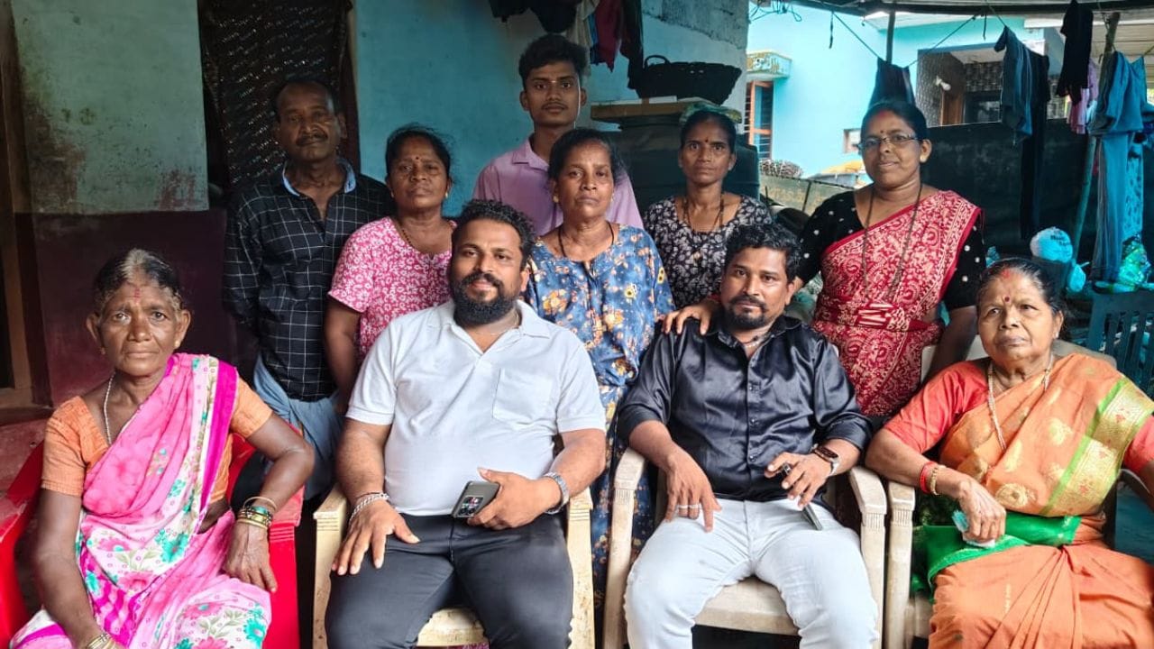 Msathish Alias Saleem In Dharmasthala With Family