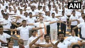 ಅಂತಾರಾಷ್ಟ್ರೀಯ ಯೋಗ ದಿನ :30 ಸಾವಿರ ಜನರೊಂದಿಗೆ ಪ್ರಧಾನಿ ಮೋದಿ ಯೋಗಾಭ್ಯಾಸ