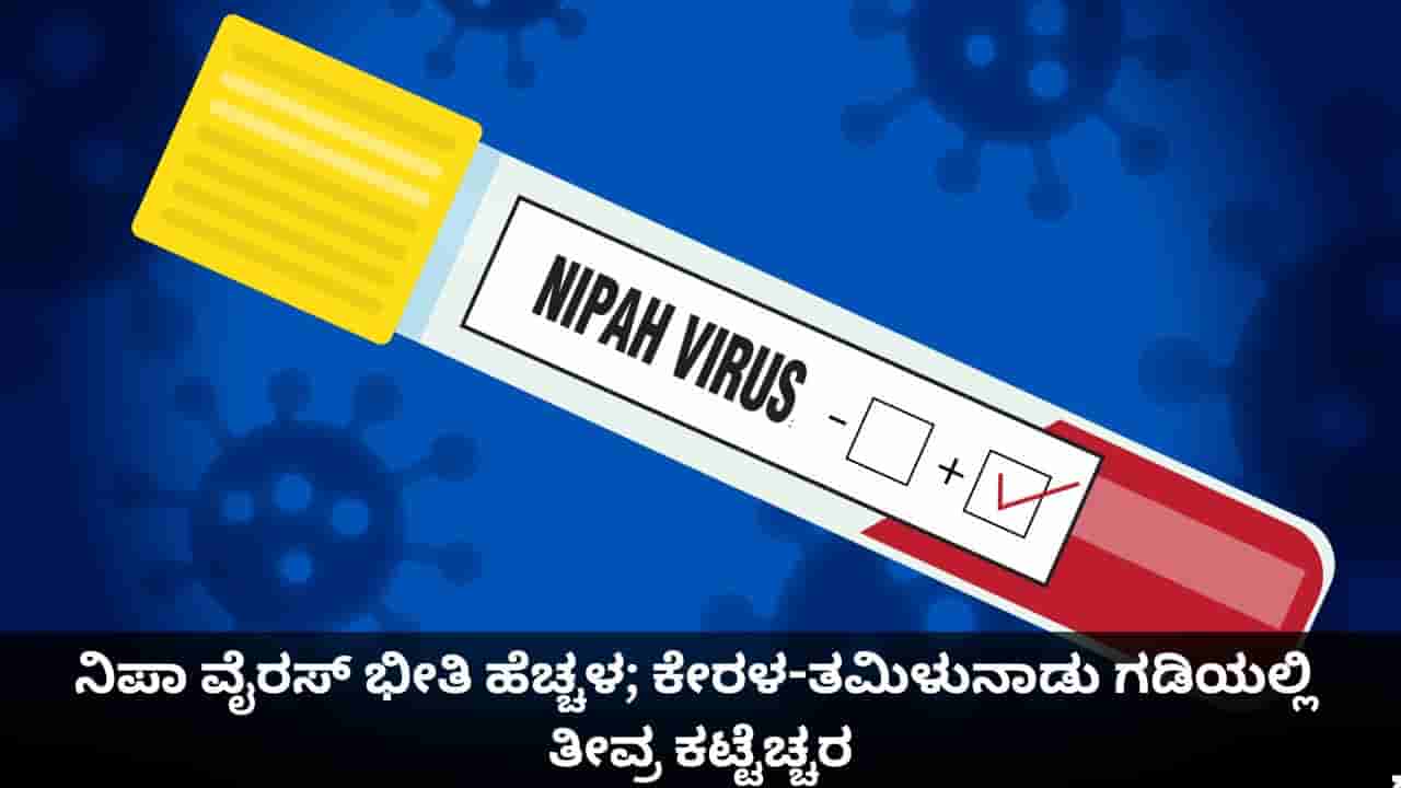 ನಿಪಾ ವೈರಸ್ ಭೀತಿ ಹೆಚ್ಚಳ; ಕೇರಳ-ತಮಿಳುನಾಡು ಗಡಿಯಲ್ಲಿ ತೀವ್ರ ಕಟ್ಟೆಚ್ಚರ