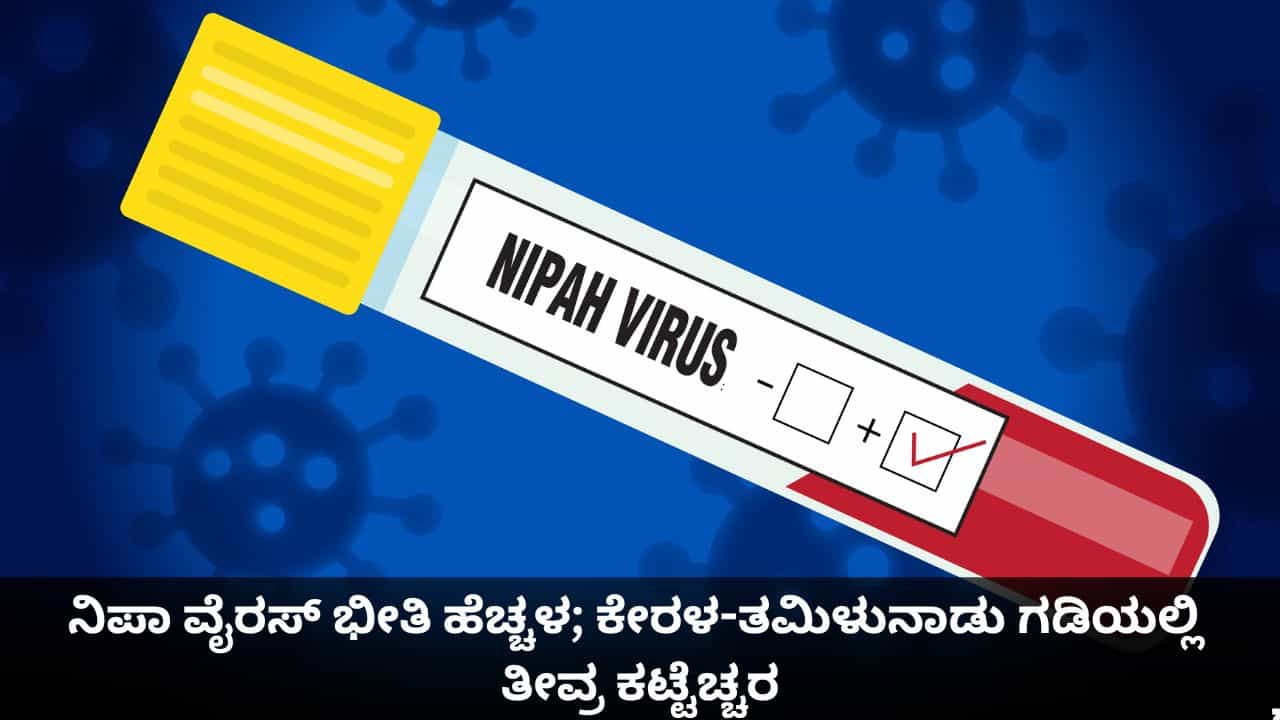 ನಿಪಾ ವೈರಸ್ ಭೀತಿ ಹೆಚ್ಚಳ; ಕೇರಳ-ತಮಿಳುನಾಡು ಗಡಿಯಲ್ಲಿ ತೀವ್ರ ಕಟ್ಟೆಚ್ಚರ ನಿಪಾ ವೈರಸ್ ಭೀತಿ ಹೆಚ್ಚಳ; ಕೇರಳ-ತಮಿಳುನಾಡು ಗಡಿಯಲ್ಲಿ ತೀವ್ರ ಕಟ್ಟೆಚ್ಚರ