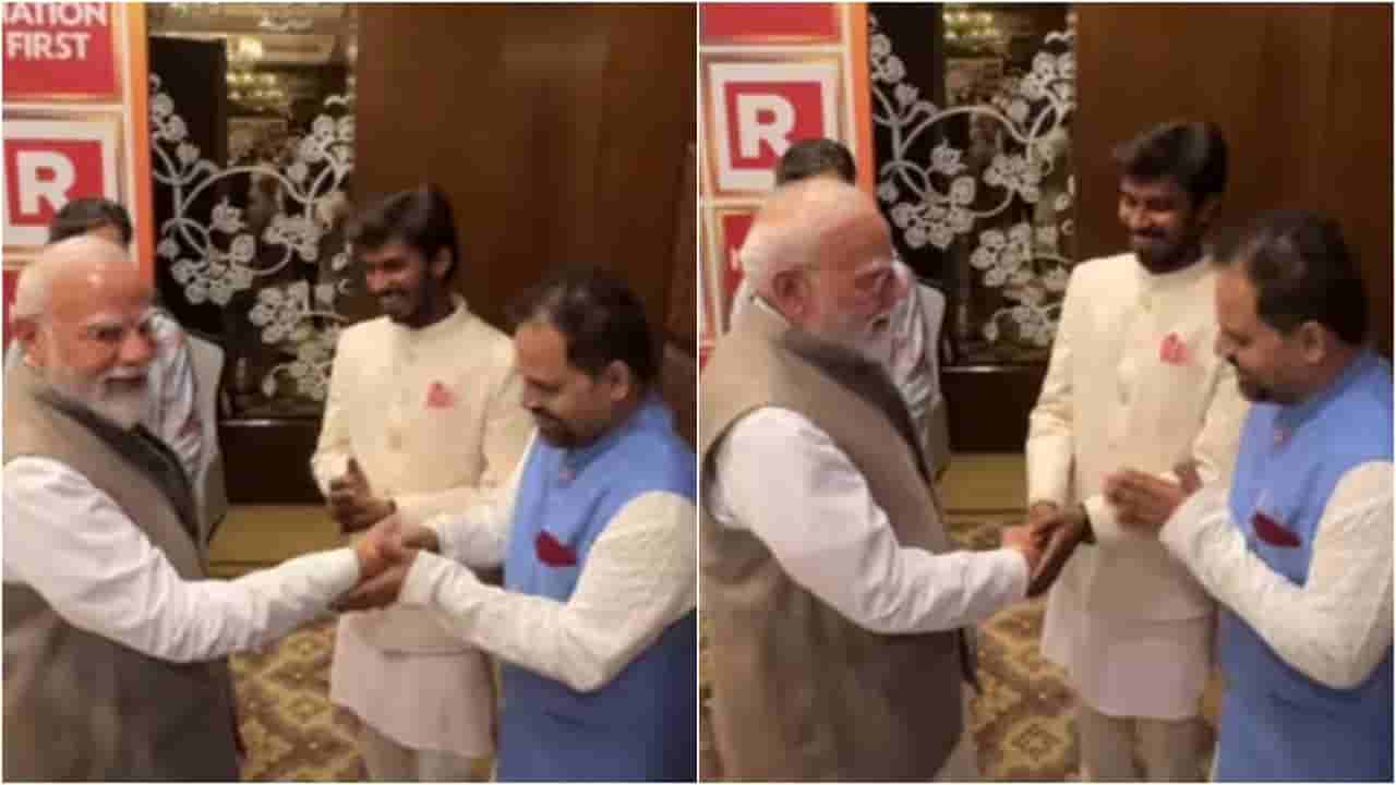 ‘ಪಂಚಾಯತ್’ ವೆಬ್ ಸರಣಿ ನಟರನ್ನು ಭೇಟಿಯಾದ ಪ್ರಧಾನಿ ಮೋದಿ; ‘ಬಿನೋದ್’ ಜೊತೆಗಿನ ರೀಲ್ ವೈರಲ್