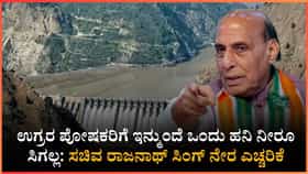 ಯಾವ ಕಾರಣಕ್ಕೂ ನಿಮಗೆ ಸಿಂಧೂ ನದಿ ನೀರು ಬಿಡಲ್ಲ: ರಾಜನಾಥ್ ಸಿಂಗ್