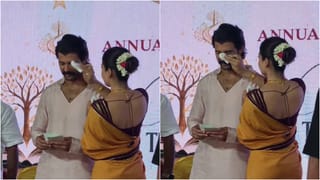 ವಿಜಯ್ ದೇವರಕೊಂಡ ಮೇಲೆ ರಶ್ಮಿಕಾಗೆ ಎಷ್ಟು ಕಾಳಜಿ ನೋಡಿ; ವಿಡಿಯೋ ವೈರಲ್
