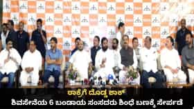ಠಾಕ್ರೆಗೆ ಶಾಕ್; ಶಿವಸೇನೆಯ 6 ಬಂಡಾಯ ಸಂಸದರು ಶಿಂಧೆ ಬಣಕ್ಕೆ ಸೇರ್ಪಡೆ