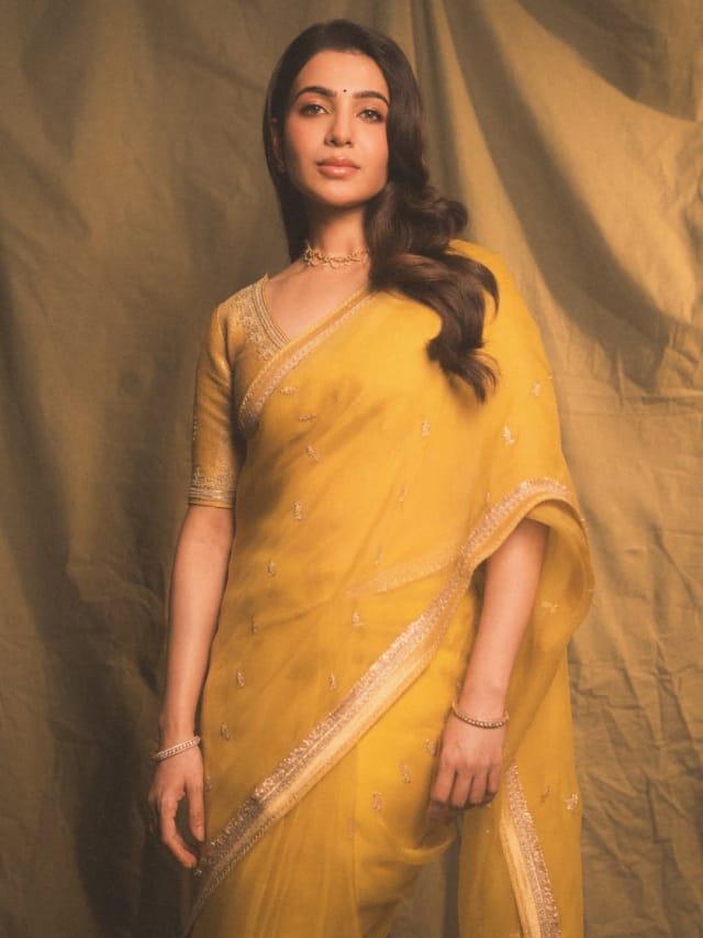 ಸಮಂತಾ ಧರಿಸಿರುವ ಈ ಸೀರೆಯ ಬೆಲೆ ಎಷ್ಟು ಗೊತ್ತೆ?
