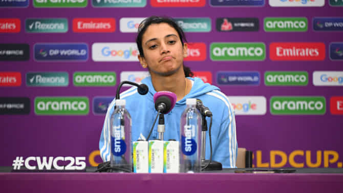 ‘ಆ ಒಂದು ಪಂದ್ಯಕ್ಕೆ ಏಕೆ ಅಷ್ಟೊಂದು ಮನ್ನಣೆ’?; ವಿಶ್ವಕಪ್​ಗೂ ಮುನ್ನ ಸ್ಮೃತಿ