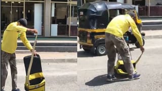 Video: ಹಾವನ್ನು ಹಿಡಿದು ಬ್ಯಾಗ್​ಗೆ ತುಂಬಿದ ಬ್ಲಿಂಕಿಟ್ ಡೆಲಿವರಿ ಬಾಯ್
