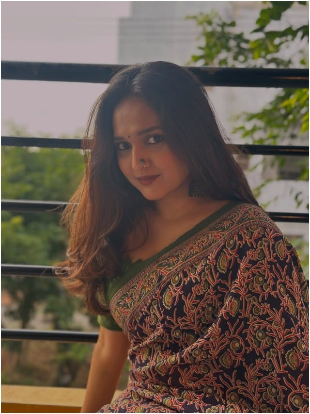 ಸೀರೆಯುಟ್ಟು ಮಿಂಚಿದ ನಟಿ ಸ್ಪಂದನಾ ಸೋಮಣ್ಣ