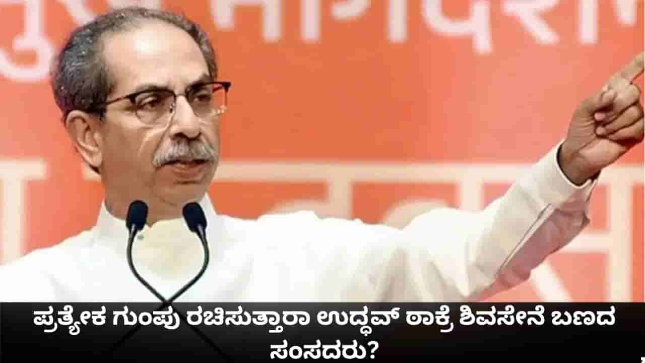 ಉದ್ಧವ್ ಠಾಕ್ರೆಯವರ ಶಿವಸೇನೆಯಲ್ಲಿ ಬಿರುಕು; ಪ್ರತ್ಯೇಕ ಗುಂಪು ರಚಿಸುತ್ತಾರಾ ಯುಟಿಬಿ ಸಂಸದರು?