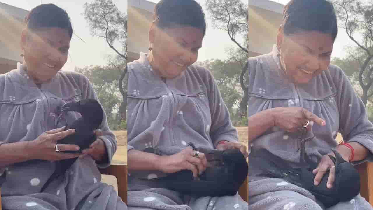 Video: ಕಾಗೆಯನ್ನು ಮಡಿಲಿನಲ್ಲಿ ಮಲಗಿಸಿ ಮಗುವಿನಂತೆ ಮುದ್ದಿಸಿದ ಮಹಿಳೆ