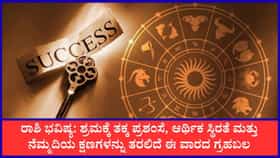 ಕಚೇರಿಯಲ್ಲಿ ಬಡ್ತಿ, ವ್ಯಾಪಾರದಲ್ಲಿ ಲಾಭ ತರಲಿರುವ ವಾರ ಭವಿಷ್ಯ