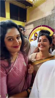ಚಾಮುಂಡೇಶ್ವರಿ ಸನ್ನಿಧಾನದಲ್ಲಿ ಜಾನ್ವಿ ಭೇಟಿ ಮಾಡಿದ ಅಶ್ವಿನಿ
