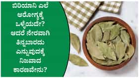 ಬಿರಿಯಾನಿ ಎಲೆಯ ಪ್ರಯೋಜನಗಳೇನು: ಇದನ್ನು ಬಳಸುವ ಸರಿಯಾದ ವಿಧಾನ ಇಲ್ಲಿದೆ