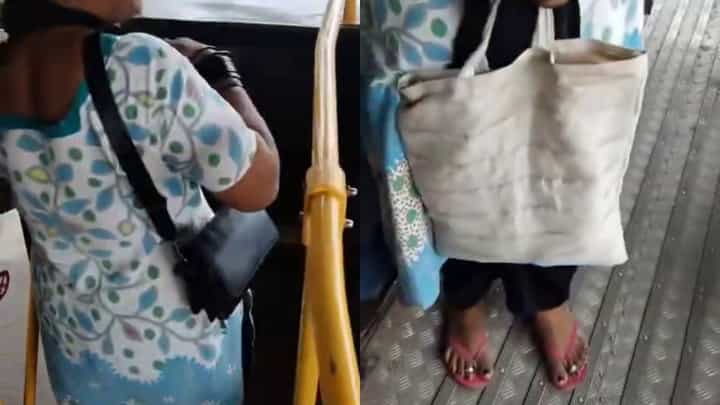 ಬಿಎಂಟಿಸಿ ಪ್ರಯಾಣಿಕರೇ ಎಚ್ಚರ: ಪ್ರಯಾಣಿಕರ ಸೋಗಿನಲ್ಲಿ ಬಂದು ಕಂಡಕ್ಟರ್ ಬ್ಯಾಗನ್ನೇ ಎಗಿರಿಸಿದ ಮಹಿಳೆ, ವಿಡಿಯೋ ವೈರಲ್ ಬಿಎಂಟಿಸಿ ಪ್ರಯಾಣಿಕರೇ ಎಚ್ಚರ: ಪ್ರಯಾಣಿಕರ ಸೋಗಿನಲ್ಲಿ ಬಂದು ಕಂಡಕ್ಟರ್ ಬ್ಯಾಗನ್ನೇ ಎಗಿರಿಸಿದ ಮಹಿಳೆ, ವಿಡಿಯೋ ವೈರಲ್