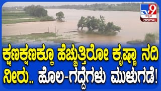 ಮಹಾ ಮಳೆಗೆ ಉಕ್ಕಿ ಹರಿಯುತ್ತಿರುವ ಕೃಷ್ಣಾ ನದಿ: ಚಿಕ್ಕೋಡಿಯಲ್ಲಿ ಪ್ರವಾಹ ಭೀತಿ