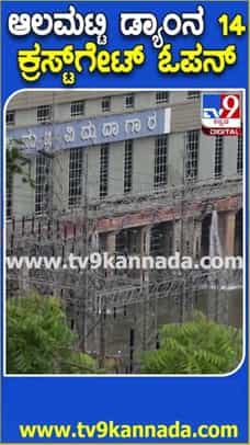 ಆಲಮಟ್ಟಿ ಡ್ಯಾಂನ 14 ಕ್ರಸ್ಟ್​ಗೇಟ್​ ಓಪನ್