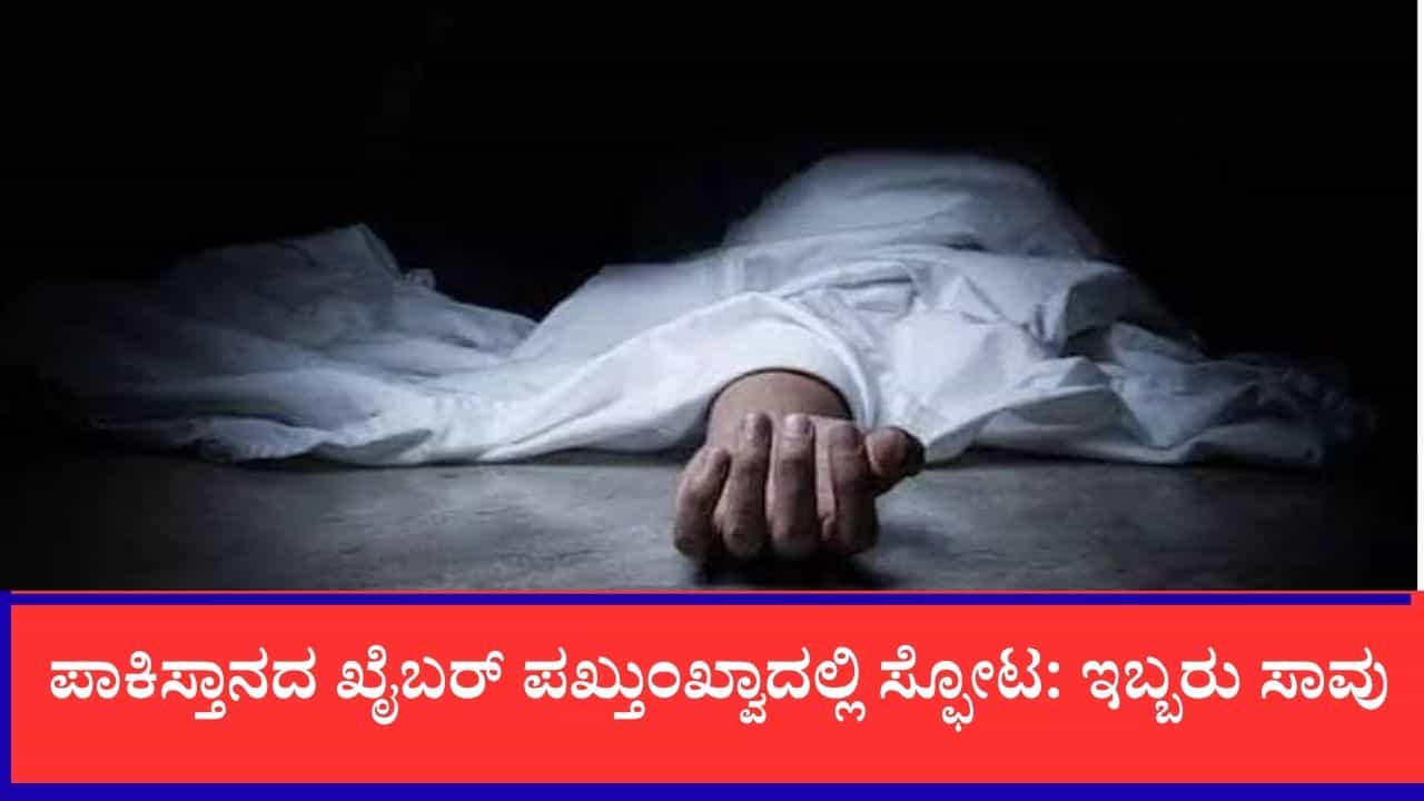 ಪಾಕಿಸ್ತಾನದ ಖೈಬರ್ ಪಖ್ತುಂಖ್ವಾದಲ್ಲಿ ಸ್ಫೋಟ: ಇಬ್ಬರು ಸಾವು, ಉಗ್ರರ ದಾಳಿಯಿಂದ ಕೂದಲೆಳೆ ಅಂತರದಲ್ಲಿ ಪಾರಾದ ಸ್ಥಳೀಯ ನಾಯಕ