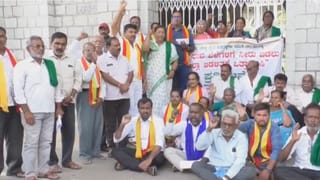 KRS ಡ್ಯಾಂನಿಂದ ನಾಲೆಗಳಿಗೆ ಹರಿಯದ ನೀರು: ಮಂಡ್ಯದಲ್ಲಿ ರೈತ ಸಂಘದಿಂದ ಪ್ರತಿಭಟನೆ