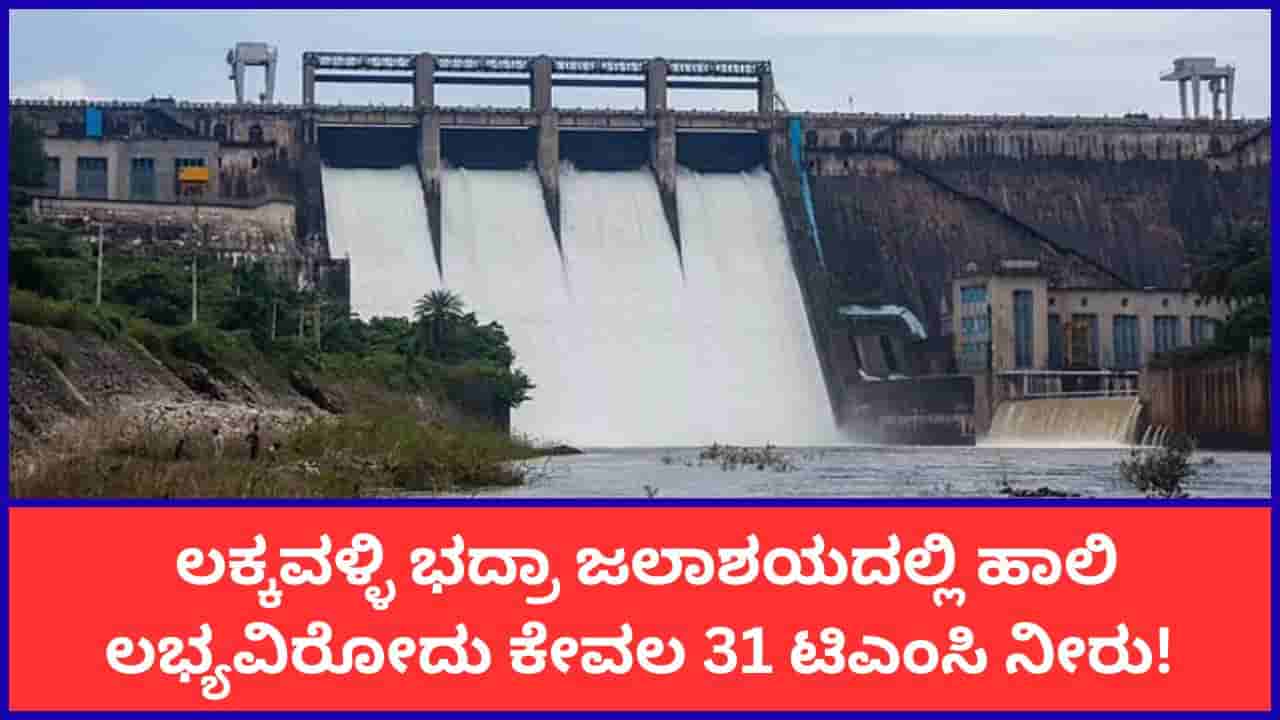 ಲಕ್ಕವಳ್ಳಿ ಭದ್ರಾ ಜಲಾಶಯದಲ್ಲಿ ಕುಸಿದ ಸಂಗ್ರಹ: ಕುಡಿಯುವ ಉದ್ದೇಶಕ್ಕೆ ಮಾತ್ರ ನೀರು ಮೀಸಲಿರಿಸಿ ಆದೇಶ; ರೈತರಿಗೆ ಸಂಕಷ್ಟ