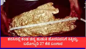 ಕನಸ್ಸಲ್ಲಿ ಕಂಡಿದ್ದು ನಿಜವಾಯ್ತು, ಬರೋಬ್ಬರಿ 27 ಕೆಜಿ ಚಿನ್ನ ಸಿಕ್ತು