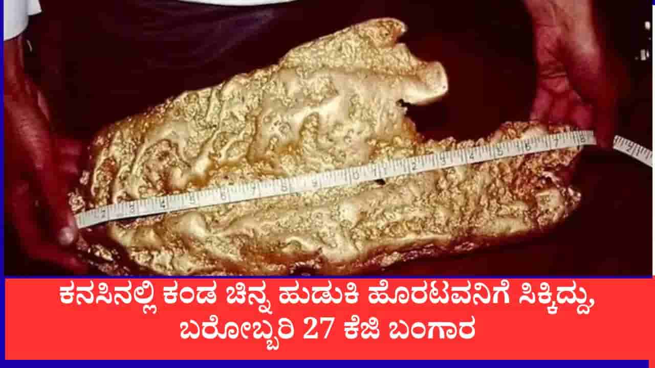 ಕನಸ್ಸಲ್ಲಿ ಕಂಡಿದ್ದು ನಿಜವಾಯ್ತು, ಬರೋಬ್ಬರಿ 27 ಕೆಜಿ ಚಿನ್ನ ಸಿಕ್ತು, ಏನಿದು ಘಟನೆ?