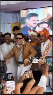 ವಿಜಯಪುರದ ದುರ್ಗಾ ದೇವಿ ಜಾತ್ರೆಯಲ್ಲಿ ನಟ ಗೋವಿಂದ