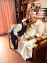 ಮಾಜಿ ಪ್ರಧಾನಿ ದೇವೇಗೌಡರನ್ನು ಭೇಟಿಯಾದ ಜಮೀರ್