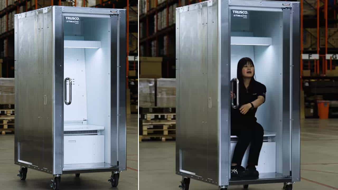 Human Fridge: ಮಾರುಕಟ್ಟೆಗೆ ಬಂತು ಮನುಷ್ಯರನ್ನು ತಂಪಾಗಿಸುವ ವಿಶೇಷ ಫ್ರಿಡ್ಜ್ Human Fridge: ಮಾರುಕಟ್ಟೆಗೆ ಬಂತು ಮನುಷ್ಯರನ್ನು ತಂಪಾಗಿಸುವ ವಿಶೇಷ ಫ್ರಿಡ್ಜ್
