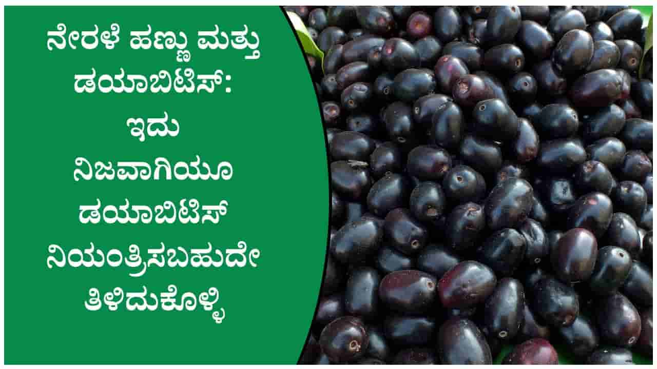 ನೇರಳೆ ಹಣ್ಣು ತಿಂದರೆ ನಿಜವಾಗಿಯೂ ಡಯಾಬಿಟಿಸ್ ನಿಯಂತ್ರಿಸಬಹುದೇ?