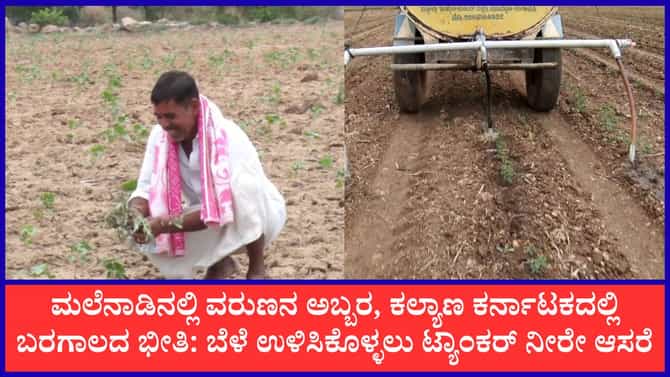 ರಾಯಚೂರು, ಕೊಪ್ಪಳದಲ್ಲಿ ಮಳೆ ಇಲ್ಲದೆ ಕಂಗಾಲಾದ ರೈತರು