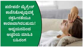 ಪದೇಪದೇ ಮೈಗ್ರೇನ್ ಬರುವುದಕ್ಕೆ ರಕ್ತಹೀನತೆಯೂ ಕಾರಣವಾಗಿರಬಹುದು ಎಚ್ಚರ!