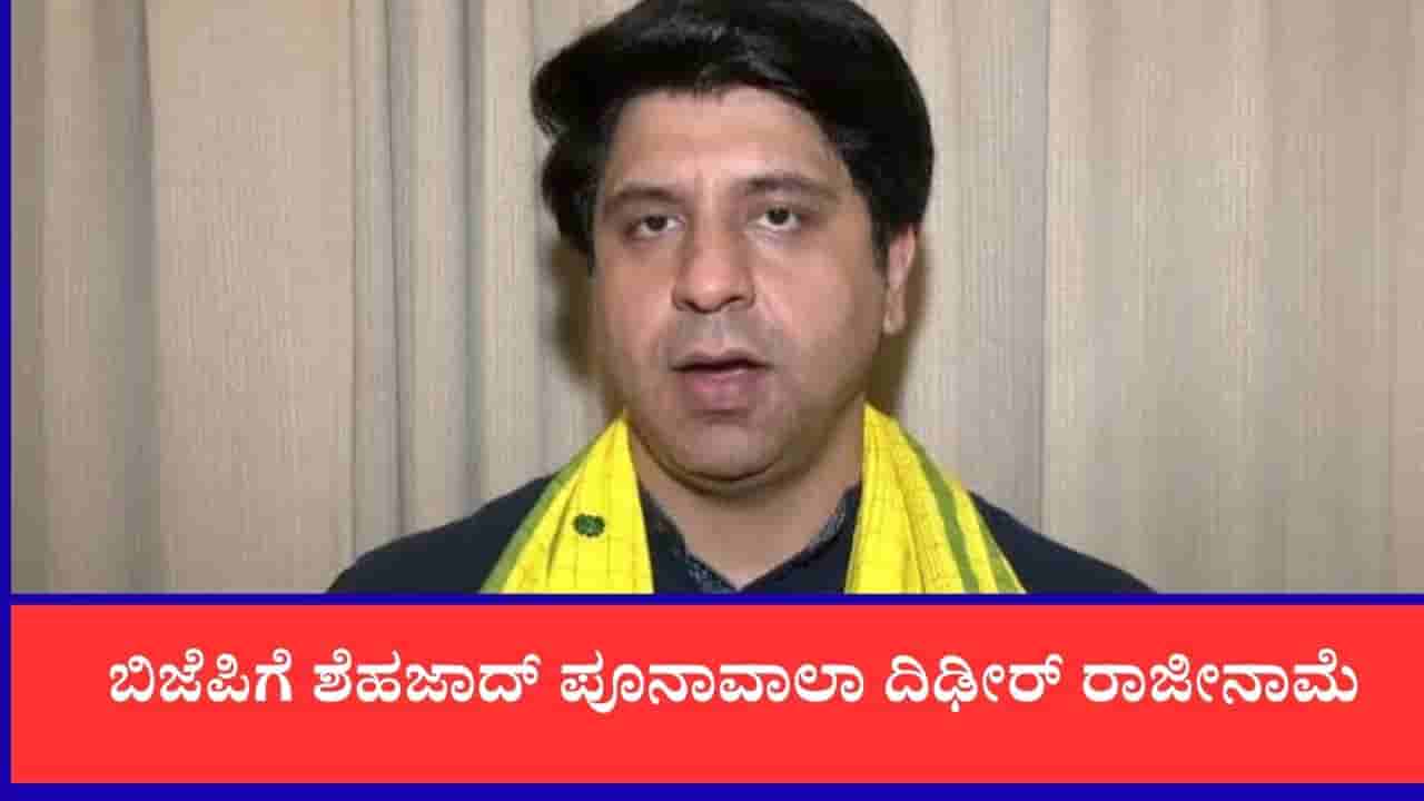 ಬಿಜೆಪಿಗೆ ಶೆಹಜಾದ್ ಪೂನಾವಾಲಾ ದಿಢೀರ್ ರಾಜೀನಾಮೆ: ಹೈಕಮಾಂಡ್ಗೆ ಪತ್ರ, ಸದ್ಯದಲ್ಲೇ ಅಧಿಕೃತ ಸ್ಪಷ್ಟನೆ