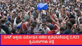ನೀಟ್ ಅಕ್ರಮ ವಿರೋಧಿಸಿ ಪ್ರತಿಭಟನೆಯಲ್ಲಿ 2,823 ಕ್ರಿಮಿನಲ್‌ಗಳು ಪತ್ತೆ