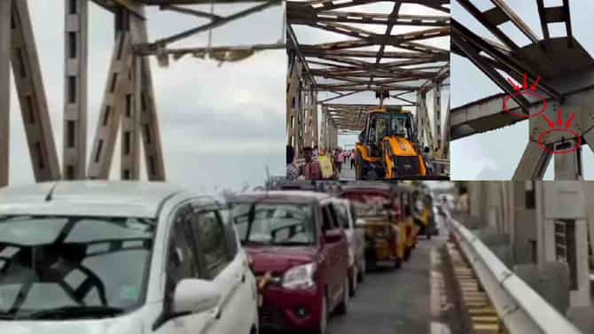 ಸೇತುವೆ ಸರಳು ಕಟ್: ರಾಯಚೂರು-ಮಂತ್ರಾಲಯ ಮಾರ್ಗದಲ್ಲಿ ಟ್ರಾಫಿಕ್‌ ಜಾಮ್‌