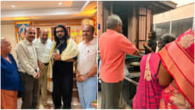 ಶಸ್ತ್ರಚಿಕಿತ್ಸೆ ಬಳಿಕ ಅಯ್ಯಪ್ಪ ಸ್ವಾಮಿ ದೇವಾಲಯಕ್ಕೆ ರಾಮ್ ಚರಣ್ ಭೇಟಿ