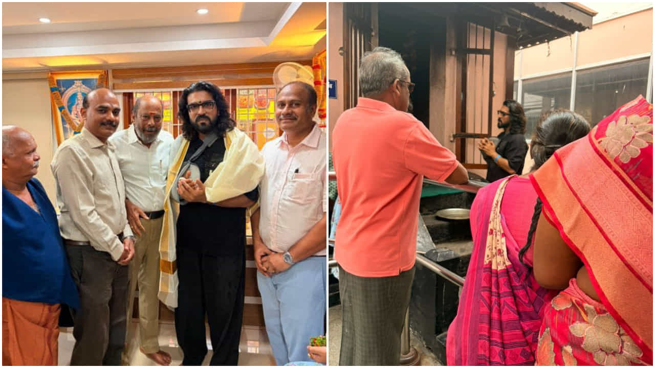 ಶಸ್ತ್ರಚಿಕಿತ್ಸೆ ಬೆನ್ನಲ್ಲೇ ಕೊಯಮತ್ತೂರು ಅಯ್ಯಪ್ಪ ಸ್ವಾಮಿ ದೇವಾಲಯಕ್ಕೆ ರಾಮ್ ಚರಣ್ ಭೇಟಿ ಶಸ್ತ್ರಚಿಕಿತ್ಸೆ ಬೆನ್ನಲ್ಲೇ ಕೊಯಮತ್ತೂರು ಅಯ್ಯಪ್ಪ ಸ್ವಾಮಿ ದೇವಾಲಯಕ್ಕೆ ರಾಮ್ ಚರಣ್ ಭೇಟಿ